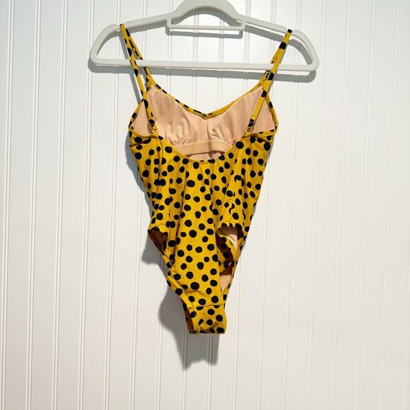 Madewell Ballet One Piece Swimsuit Leopard Dot Size 2 - Picture 6 of 6